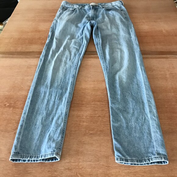 Everlane The Summer Jean Men 29x30 Blue Mid Rise Medium Wash Stretch 17096 - Picture 1 of 13